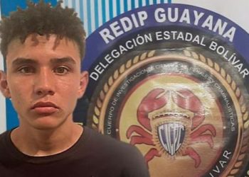 Uno de los detenidos, Anthony Junior Aguilera Jiménez