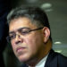 Venezuelan Foreign Minister Elias Jaua look on during a press conference in Mexico City, on November 4, 2013. Jaua is on a one-day official visit to Mexico. AFP PHOTO/RONALDO SCHEMIDT        (Photo credit should read Ronaldo Schemidt/AFP via Getty Images)