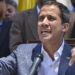 Venezuelan opposition leader and self-proclaimed acting president Juan Guaido speaks during a press conference at the Venezuelan National Assembly in Caracas on March 10, 2019. - Sunday is the third day Venezuelans remain without communications, electricity or water, in an unprecedented power outage that already left 15 patients dead and threatens with extending indefinitely, increasing distress for the severe political and economic crisis hitting the oil-rich South American nation. (Photo by Matias DELACROIX / AFP)