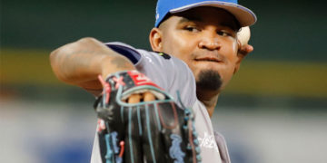 Pitcher del Magallanes, Yohander Méndez / Foto Samir Aponte