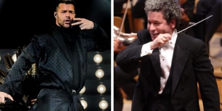 Fotos vía Instagram @ricky_martin @gustavodudamel