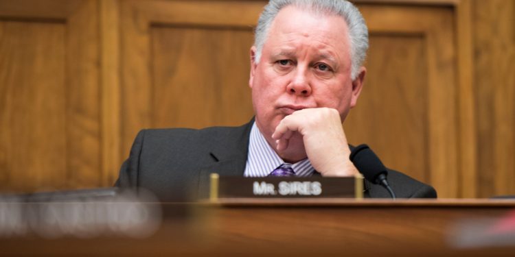 UNITED STATES - NOVEMBER 1: Rep. Albio Sires, D-N.J., listens during the House Foreign Affairs Committee hearing on "An Insiders Look at the North Korean Regime" on Wednesday, Nov. 1, 2017. (Photo By Bill Clark/CQ Roll Call)