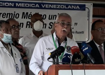 Ramón Rubio, presidente del Colegio de Médicos de Aragua