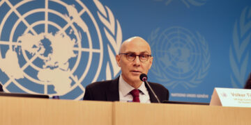 UN High Commissioner for Human Rights Volker Türk press conference ahead of Human Rights Day
Geneva, Switzerland - 06 December 2023